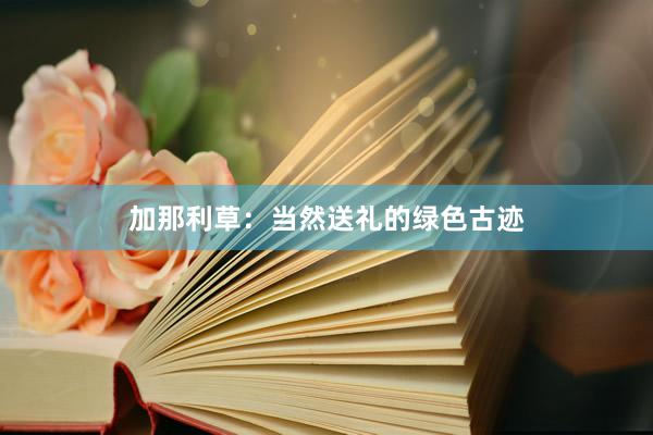 加那利草：当然送礼的绿色古迹