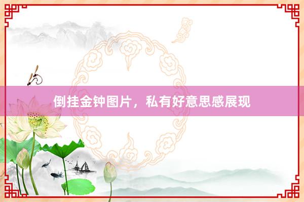 倒挂金钟图片，私有好意思感展现